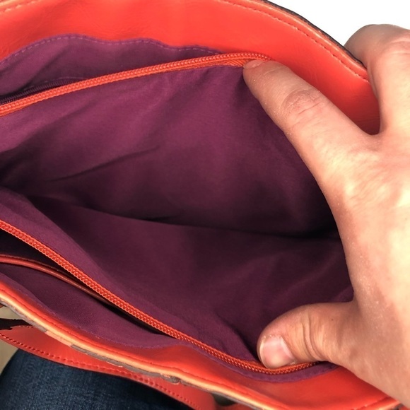 Franco Sarto Salmon Crocodile Shoulderbag O/S - Picture 6 of 7